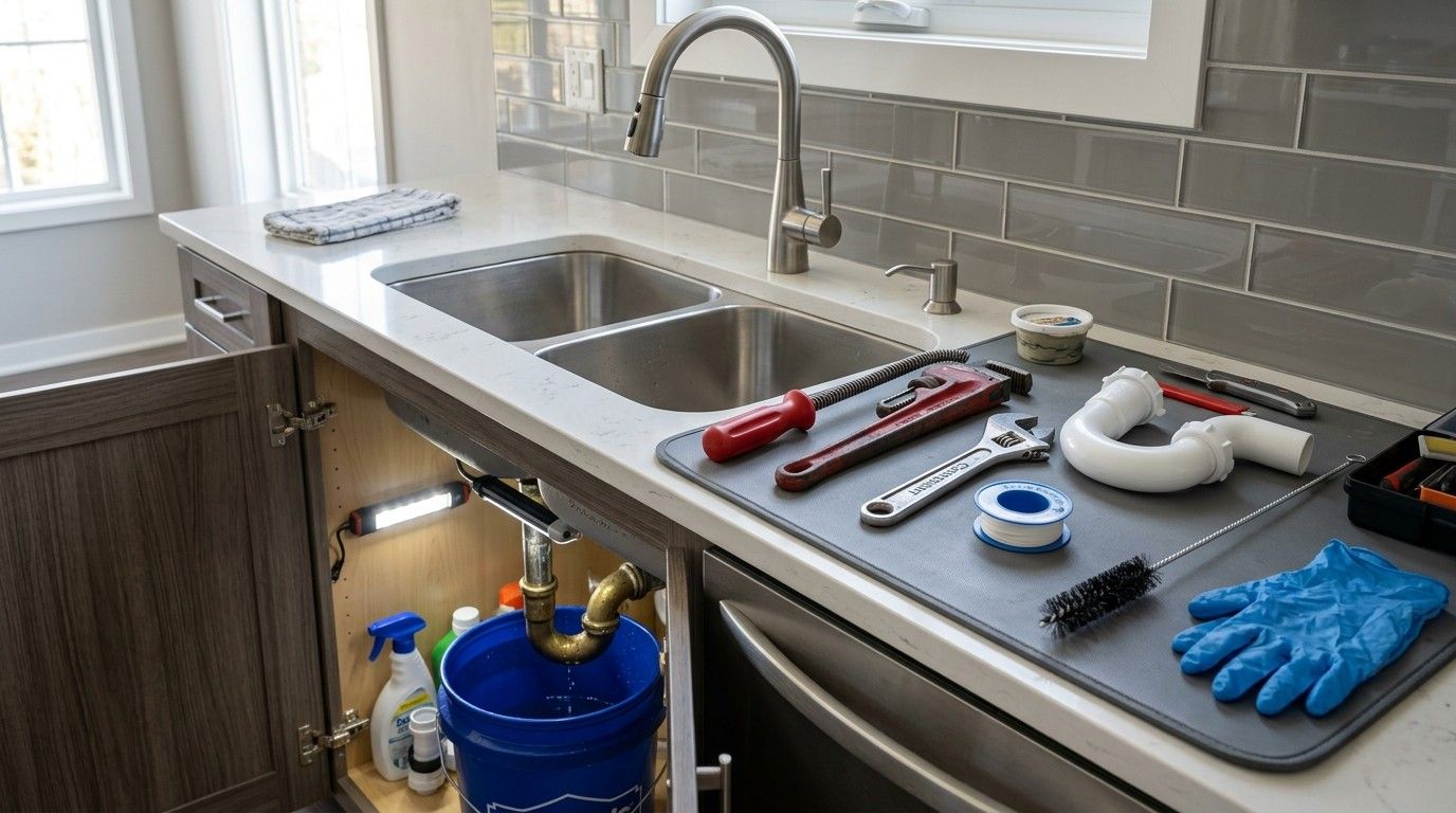 Fix Kitchen Sink Drain