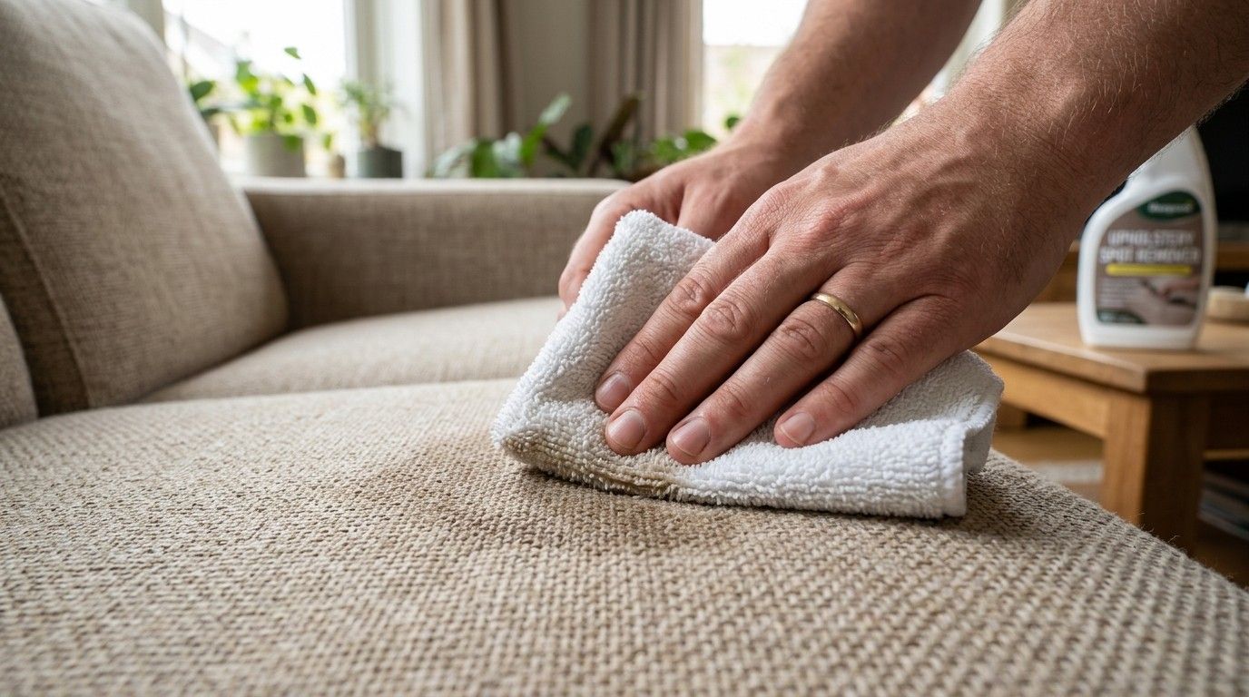 How to Clean Spots on Couch with step-by-step stain removal to restore a fresh-looking sofa.