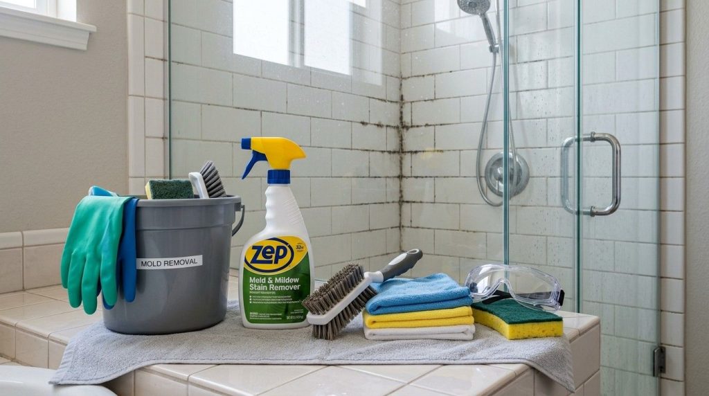 How to Remove Black Mold from Shower with step-by-step cleaning to eliminate mold and prevent regrowth.