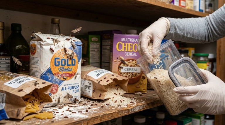 How to Get Rid of Pantry Bugs with step-by-step pantry cleaning and pest prevention for a bug-free kitchen.