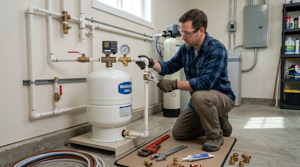 How to Install a Well Water Pressure Tank with step-by-step plumbing connections for a reliable household water system.